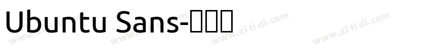 Ubuntu Sans字体转换 Ubuntu Sans字体转换